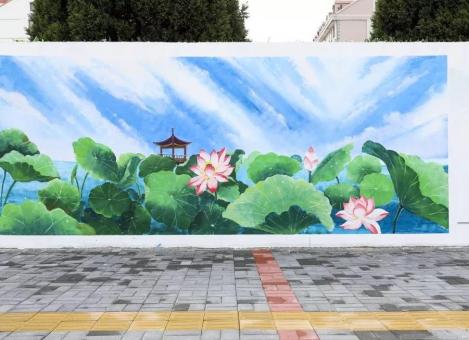新龙墙绘施工材料制作工艺说明
