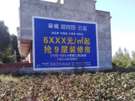新龙墙体广告的好处