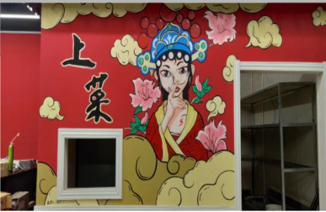 新龙墙体彩绘的发展和应用