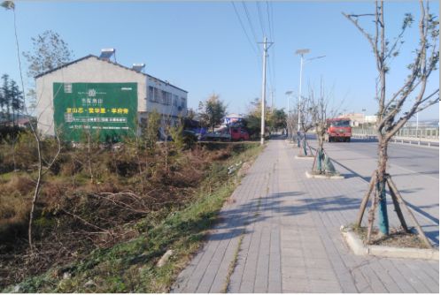 新龙书山南院墙体广告